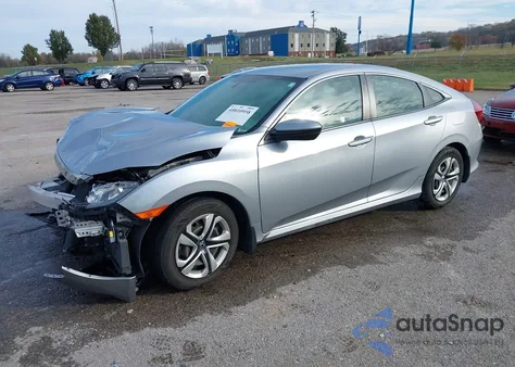2018 Honda Civic Lx из США, поврежденный, VIN 19XFC2F55JE000388